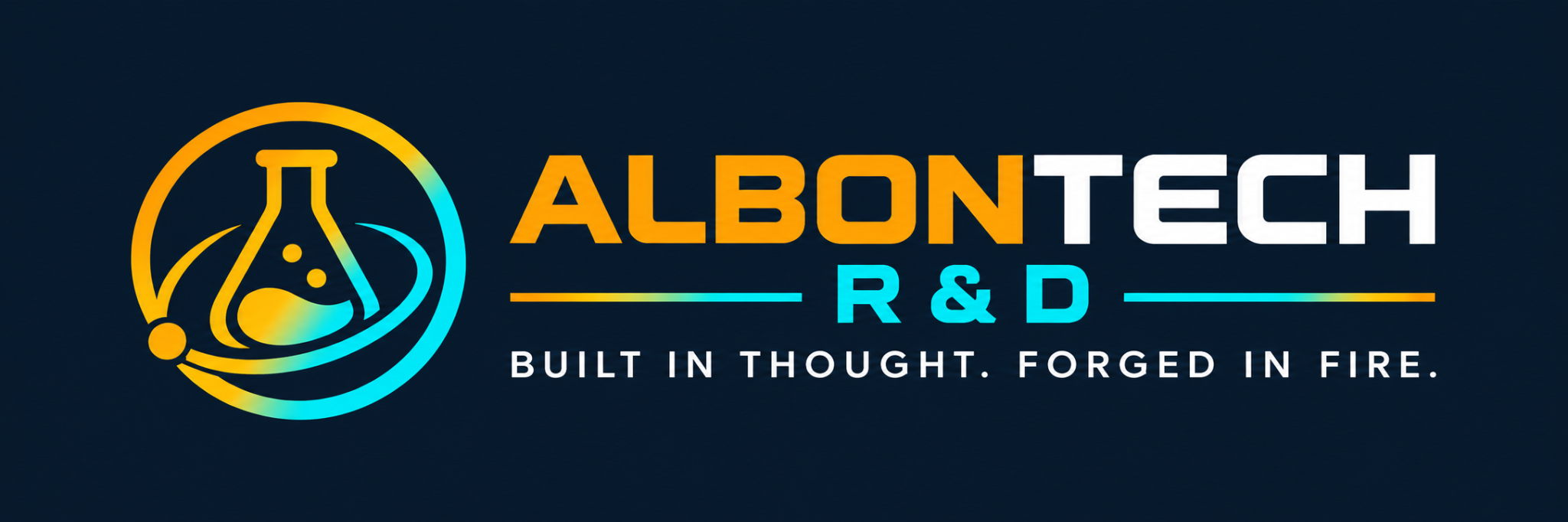 AlbonTech R&D — Built in thought. Forged in fire.